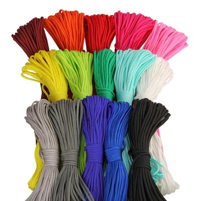 China 4mm skein packing 7 inner cores paracord 550lbs parachute cord for survival bracelet 100meters TC-017 for sale