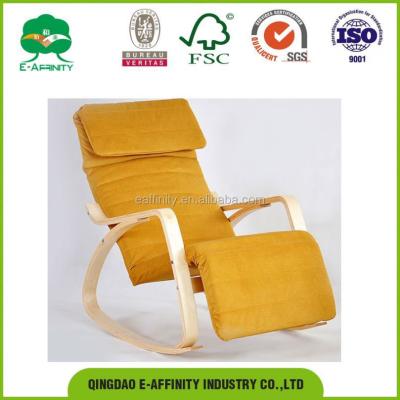 China Beautiful KS-10 Wooden Bentwood Rocking Chair Solid Wood Rocking Chairs For Sale for sale