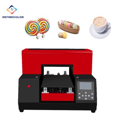 China Cake L800 3D Injek Food Grade Printer Cheapest Edible Coffee Macarons For DIY Chocolate Cake for sale