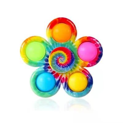 China Gifts Finger Trigger Band 2021 Pack Pet Silicone Anti Up Spinner Hobby Kids Push Bubble Busty Spinner Noise Toy for sale