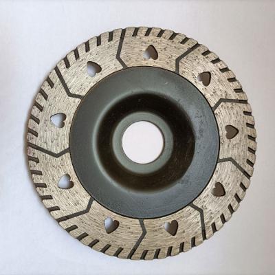 China 115mm 125mm M14 22.23mm Hole Diamond Grinding Cutting Blade Wet Dry Cutting and Wet Dry Grinding Disc For Granite Marble Stone for sale