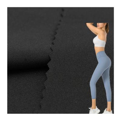 China 4 Way Stretch Nylon Knitted Fabric 40d  Spandex Interlock  Knitted For Yoga Wear for sale