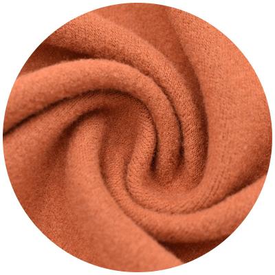 China High stretch anti-microbial rayon terylene one side brushed fleece fabric for thermal underwear for sale