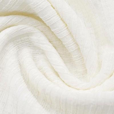 China Recycled Anti Microbial Fabric Rib Doris Polyester Spandex Fabric High Stretch for sale