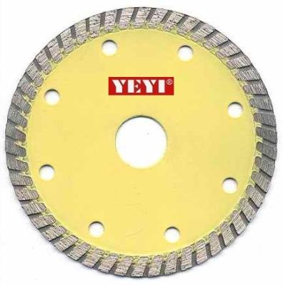 China 105mm Turbo Diamond Saw Blades , Sintered Hot Pressed, Narrow Teeth 4