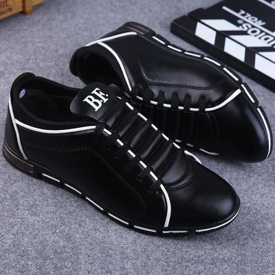 China British Men's Fashion Trend Men's Fashion Sports Large Size PU Microfiber Artificial Top Men's Sneakers Bottoms for sale