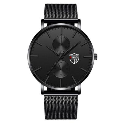 China COMPASS Reloj Hombre Ultra-thin Men's Fashion Watch Men's Stainless Steel Mesh Quartz Strap Men's Business Casual Watch for sale