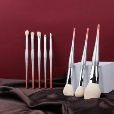 China Angular Blush Full Face Cosmetic Brushes Professional Factory Price Logo Gradient Makeup Brush Custom Made for sale