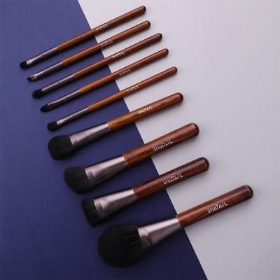 China Angular Blush Cosmetic Brushes Kit Wholesale Factor Price Holographic Makeup Brush Set for sale