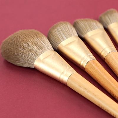 China Angular Blush Cosmetic Special Design Synthetic Hair High Quality Kit Custom Logo Makeup Brush Set for sale