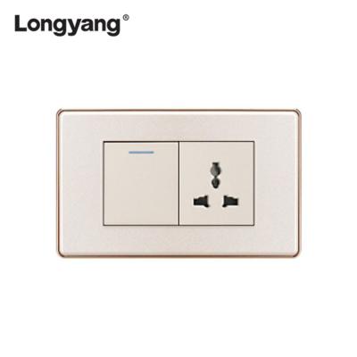 China Modern Lightweight Waterproof Switch Socket Residential / Multi-Purpose Combination for sale