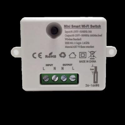 China PC Fireproof Smart Relay Switch Modular wifi compatible GDKES 16A with Alexa Google Home for sale