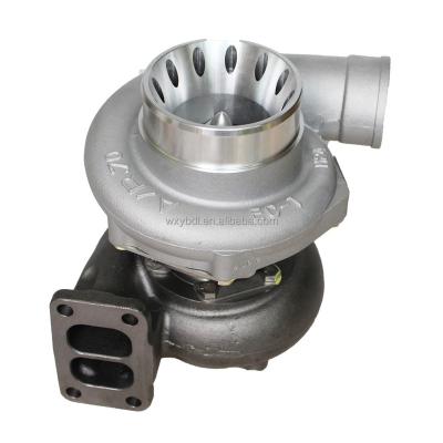 China GT35 GT30 T4 T70 T66 A/R.70 aluminum compressor housing cover cooled side of turbocharger for sale