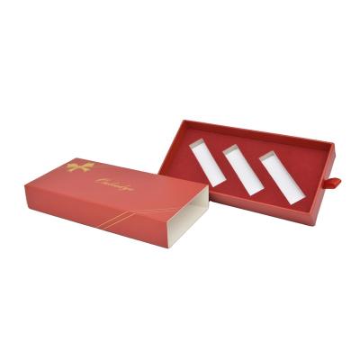 China Logo Printed Rigid Luxury Drawer Embossing Recyclable Boxes Custom Paper Cardboard Packaging Gift Box for sale