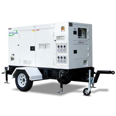 China Standby Power 50kva Small Trailer Silent Diesel Generator Powered By Deutz BFM3T Price ELC-DZ 40GF for sale