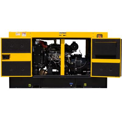 China Lovol 1004TG Single Phase AC Diesel Generator 75kva 60kw Soudproof Canopy With ATS For Home Use ELC-L60GF for sale