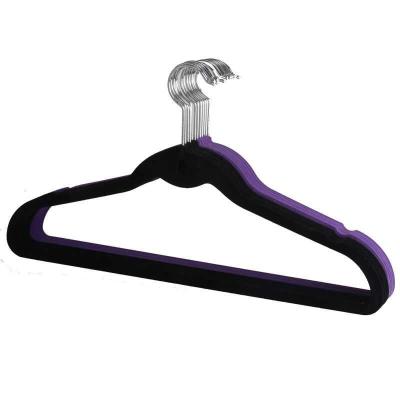 China best selling adjustable velvet hanger from china manufacturer for sale