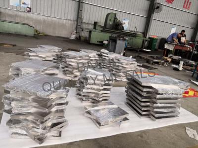 China CNC laminado en caliente de la blanco de la farfulla de 99,999% titanios que trabaja a máquina para fotovoltaico solar en venta