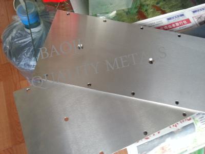 China Blanco de la farfulla del metal de la pureza 99,99%, placa ASTM B265 de la aleación del titanio en venta