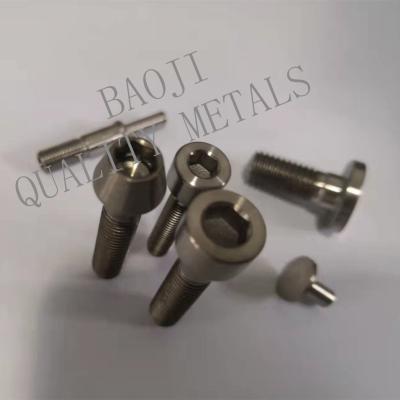 China Screw 12.9 Titanium Alloy Bolts , 130mm Titanium Allen Head Bolts Anti Corrosion for sale