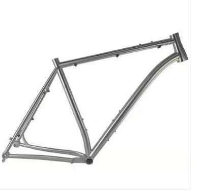 China 3AL2.5v Titanium Road Bike Frame , Titanium Bike Axle Weight 1.5KG Size 48-52CM for sale