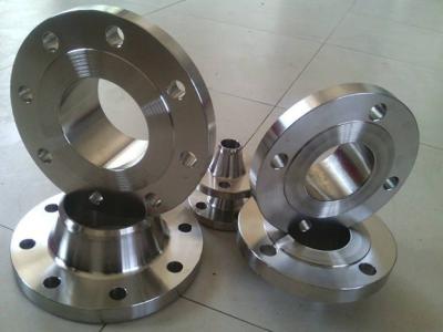 China 150LB Forged Titanium Weld Neck Flange Grade 1 Grade 3 ASTM B381 for sale