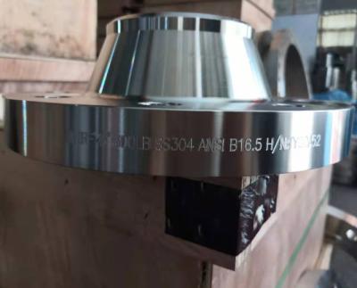 China ANSI liso B16.5 ASME B16.5 da flange do pescoço da solda do titânio da cara para as tubulações gerais à venda