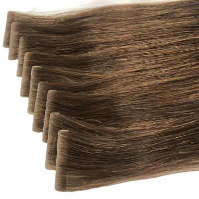 China Free Sample Remy Double Drawn Virgin Hair Injection Silky Straight Wave Tape In Hair Extensions for sale