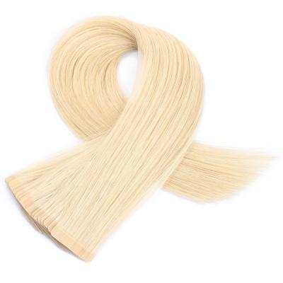 China European High Quality Silky Straight Wave Hair Tape In Extension Remy Tape Hair Extensions Natural Hairline for sale