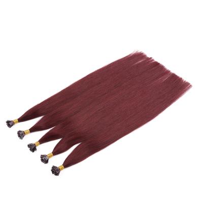 China Silky Straight Hair Natural Remy Cuticle Intact Keratin Flat Tip Hair Extension for sale