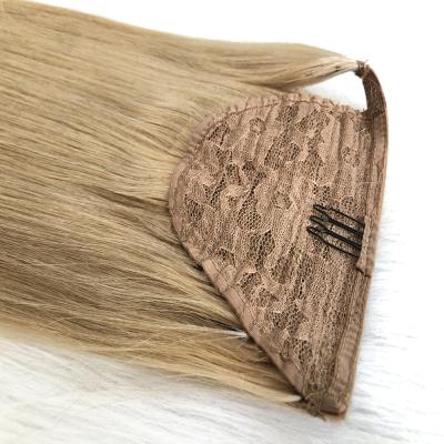 China Wholesale Silky Straight Double Drawn Ponytail Wave Cuticle 100% Human Hair Remy Hair Extensions for sale