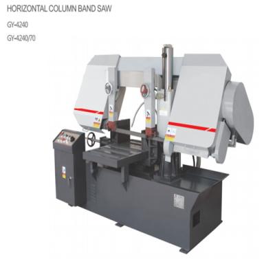 China La máquina horizontal de la sierra de cinta del marco de la hoja de acero/la banda dual de la columna vio en venta