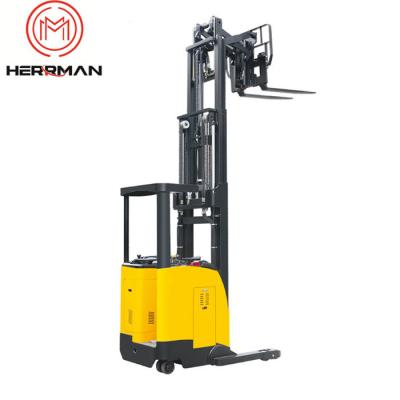 China 3300lbs 6.5m Scissor Hand Manual Electric Powered Forklift for sale