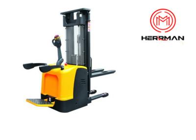 China 1600MM 1.2T Battery Operated Electric Pallet Stacker for sale