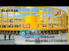 Vertical Submarine Cable Lay Up Machine With 18m Turntable