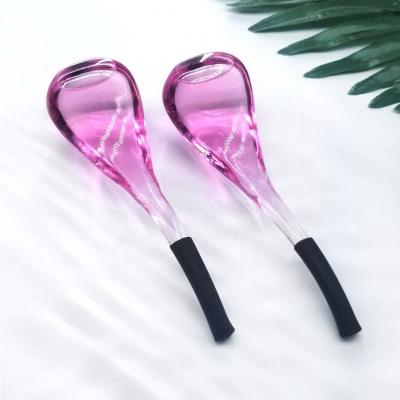 China 2PC High Wrinkle Remover SSMY BQS451 Borosilicate Glass Reduce Blister Cryo Facial Sticks Spoon Ice Globes for sale