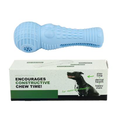 China Viable TPR Dog Chew Bone Toy Teeth Cleaning Durable Dog Toys Cheap Soft Chew Bone Dog Pet Toys for sale