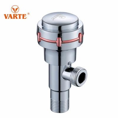 China Varte Brand Design Modern Brass Toilet Basin Water Stainless Steel Angle Stop Valve for sale