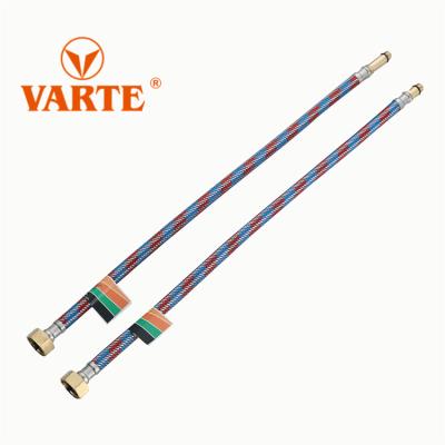 China Modern Hot Sales Steel Wire Flower Bathroom Shower Spray Hose Balcony Wash Weaving Flexible Hose for sale