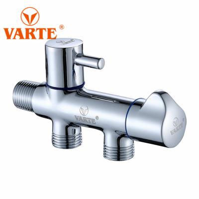 China Modern Design Brass Kitchen Bathroom Double Angle Valves For Wholesale for sale