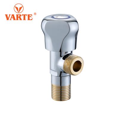 China General Wholesale Cheap Bathroom Fittings Good Polish Cold Water Chrome Plated Brass 1/2 Angle Valve for sale