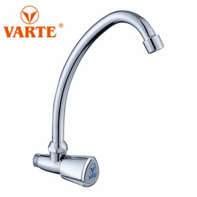 China Thermostatic Faucets Single Handle Stainless Steel Single Handle In Cold Water Kitchen Sink Faucet Wall Mounted Basin Faucets for sale