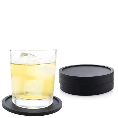 China Good Quality Custom Made Novelty Silicone Drink Coaster Silicone Cup Mat For Suitable Any Size Drinking Glasses for sale