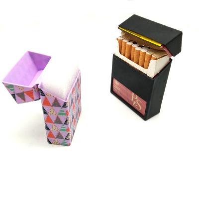 China Custom Printed Logo Silicone Cigarette Holder Silicone Cigarette Cover Tobacco Box for sale