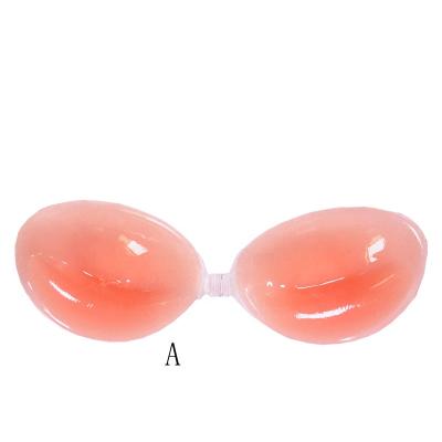 China Selling Reusable Pump Top Push Up Silicone Bra For Self Adhesive Silicone Invisible Bra Strapless Bra Backless for sale