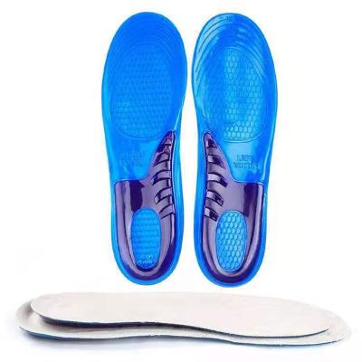 China Non-slip TPE+silicone+lint gel band silicone soft insole feet care orthopedic man women shoes insole protection for sale