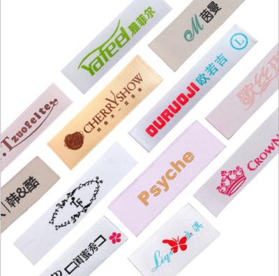 China Sustainable Customized Garment Clothes Woven Label Label / Woven Labels Clothing Label for sale