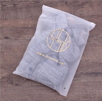 China Custom Eco Friendly BIODEGRADABLE Poly Logo Zipper Lock Bag Plastic Packaging Zipper Bag Frosted Zipper Bag for sale