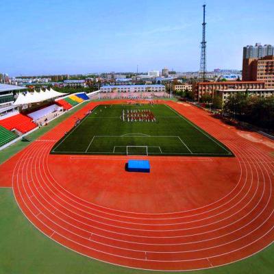 China Abrasion Resistance Synthetic PU Jogging Track Flooring Material for sale