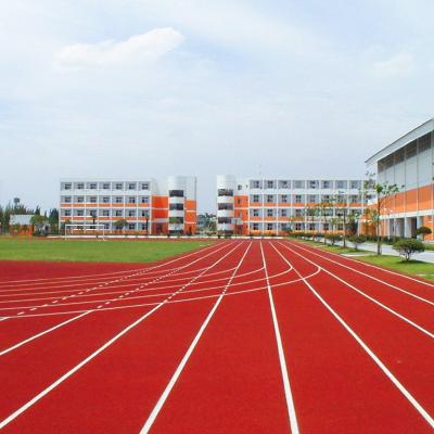 China Permeable UV Resistance Rubber Running Track Material Sound Reduction for sale